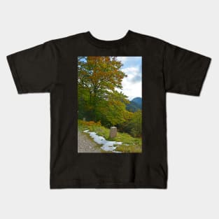 Autumn on the Slopes of Mangrt Kids T-Shirt